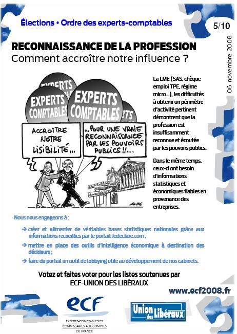 Reconnaissance de la profession comment accroître notre influence (programme ECF, 5/10)