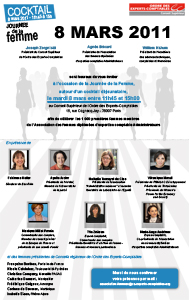 8 mars 2011, journée de la Femme : cocktail organisé au Conseil Supérieur de l’Ordre des Experts-Comptables